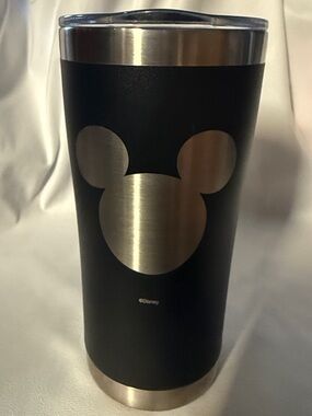 Tervis Disney Black Stainless steel Tumbler with  Mickey Silhouette